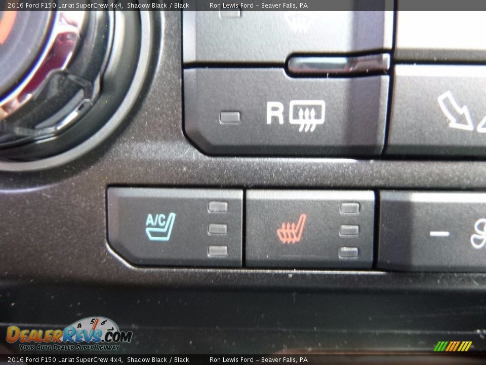 2016 Ford F150 Lariat SuperCrew 4x4 Shadow Black / Black Photo #19