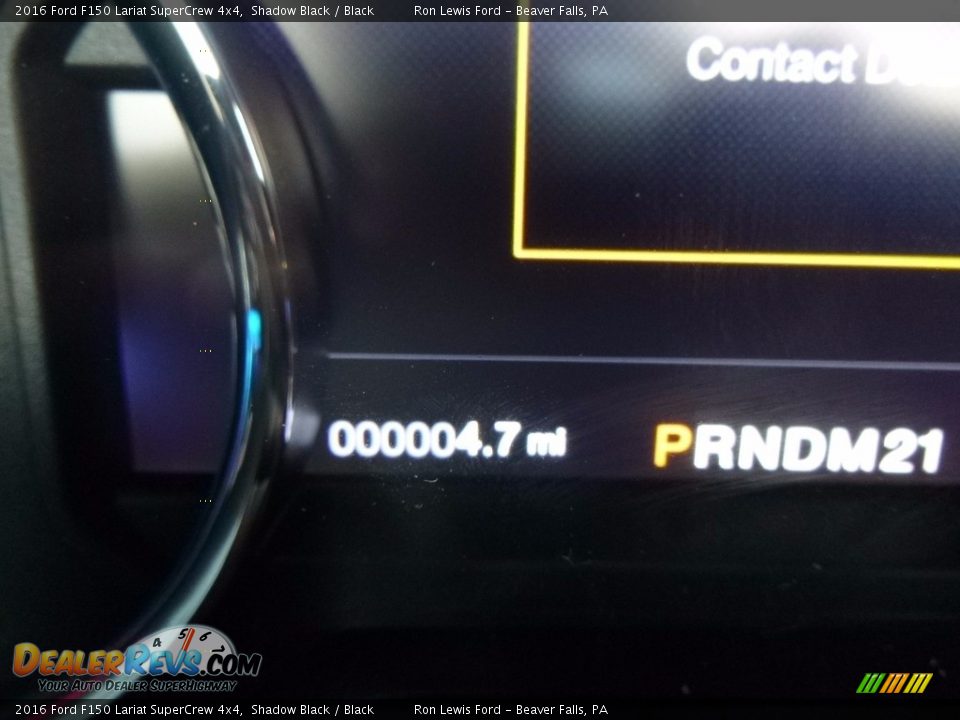2016 Ford F150 Lariat SuperCrew 4x4 Shadow Black / Black Photo #20