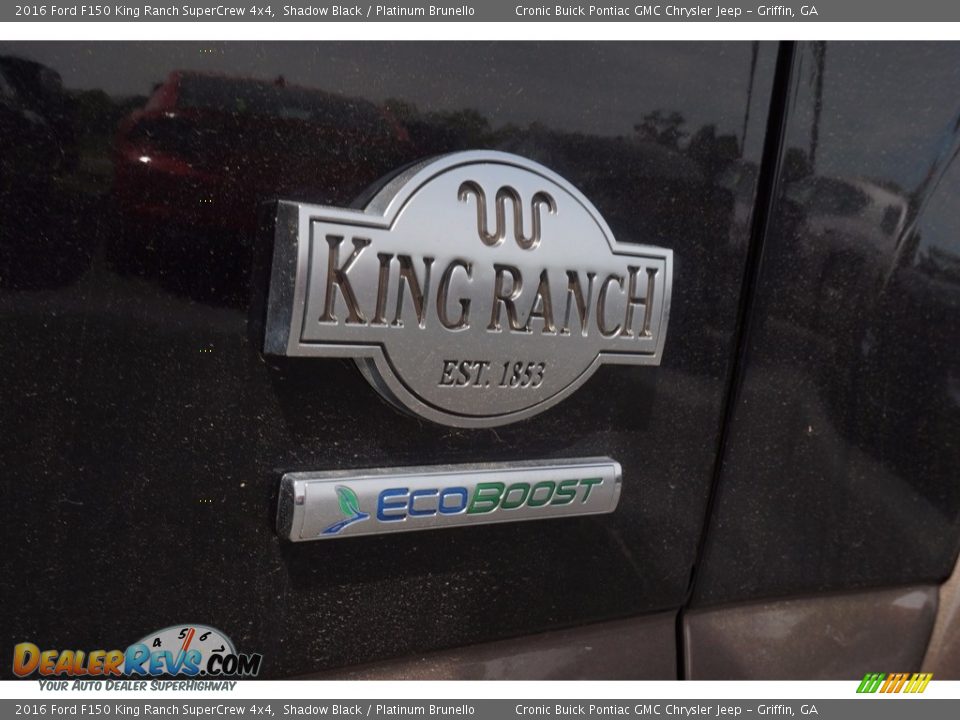 2016 Ford F150 King Ranch SuperCrew 4x4 Shadow Black / Platinum Brunello Photo #18