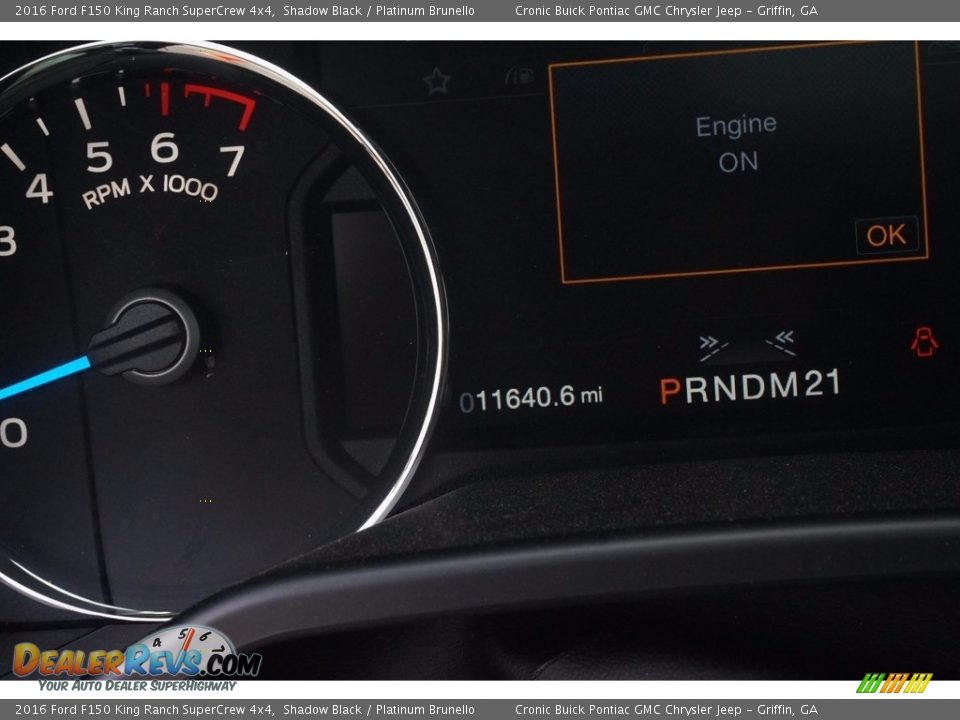 2016 Ford F150 King Ranch SuperCrew 4x4 Shadow Black / Platinum Brunello Photo #20