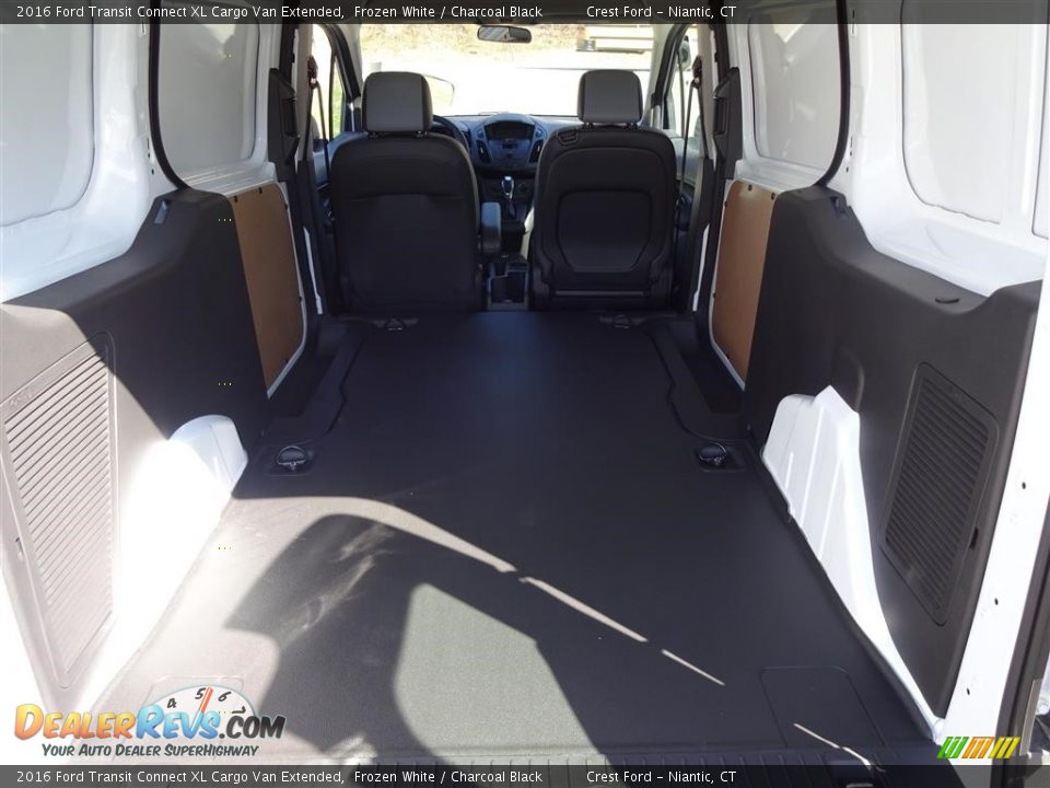 2016 Ford Transit Connect XL Cargo Van Extended Frozen White / Charcoal Black Photo #11