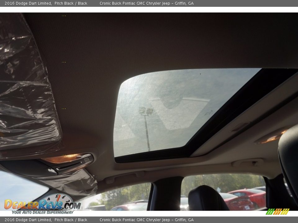 2016 Dodge Dart Limited Pitch Black / Black Photo #11