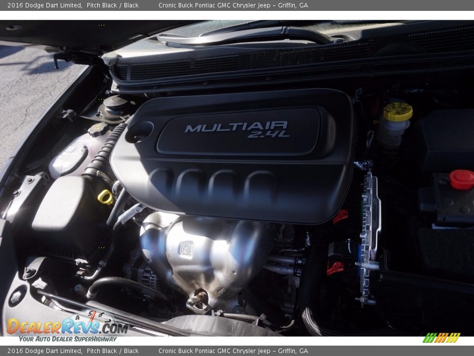 2016 Dodge Dart Limited Pitch Black / Black Photo #13