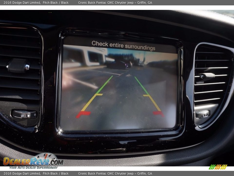 2016 Dodge Dart Limited Pitch Black / Black Photo #16