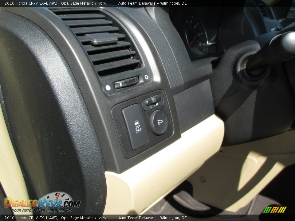 2010 Honda CR-V EX-L AWD Opal Sage Metallic / Ivory Photo #12