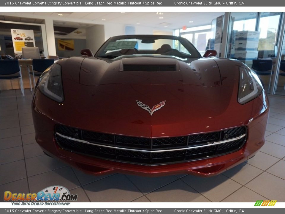 2016 Chevrolet Corvette Stingray Convertible Long Beach Red Metallic Tintcoat / Spice Red Photo #2