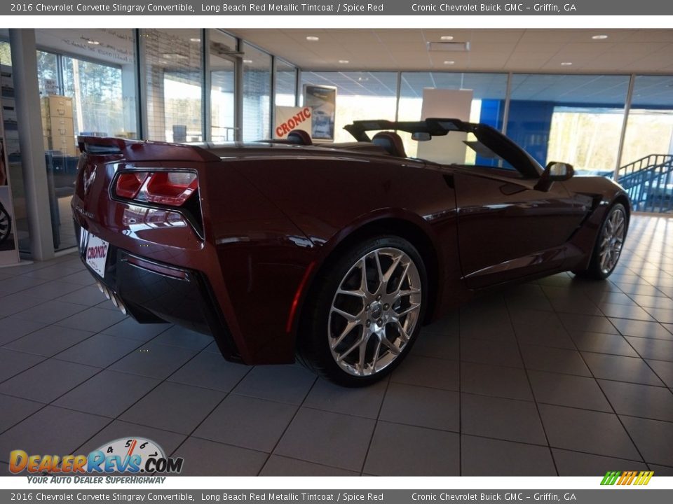 2016 Chevrolet Corvette Stingray Convertible Long Beach Red Metallic Tintcoat / Spice Red Photo #6