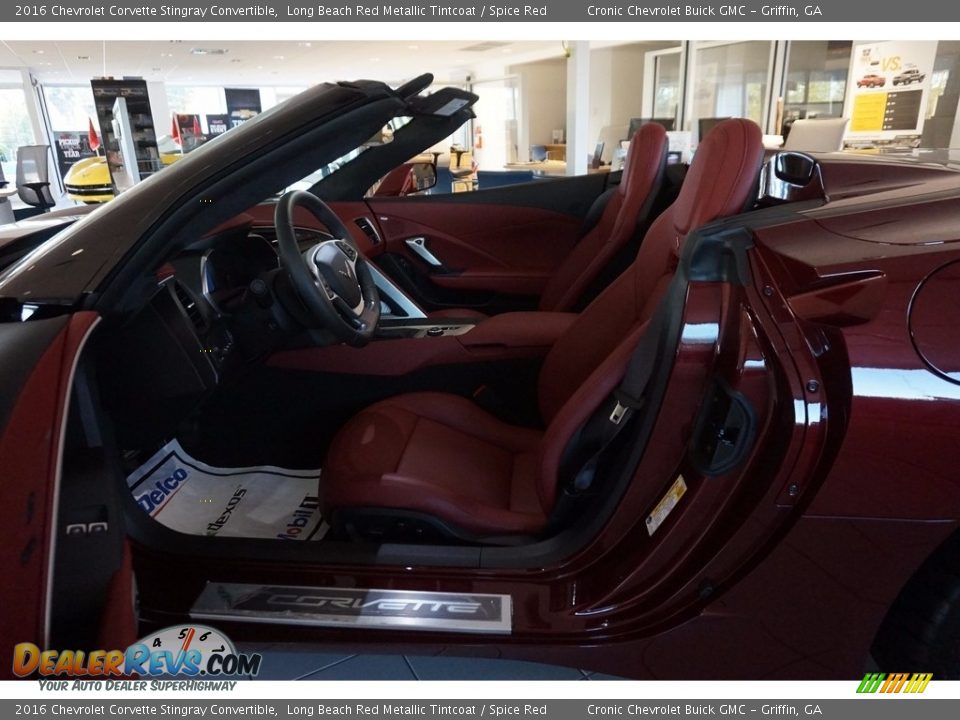 2016 Chevrolet Corvette Stingray Convertible Long Beach Red Metallic Tintcoat / Spice Red Photo #8