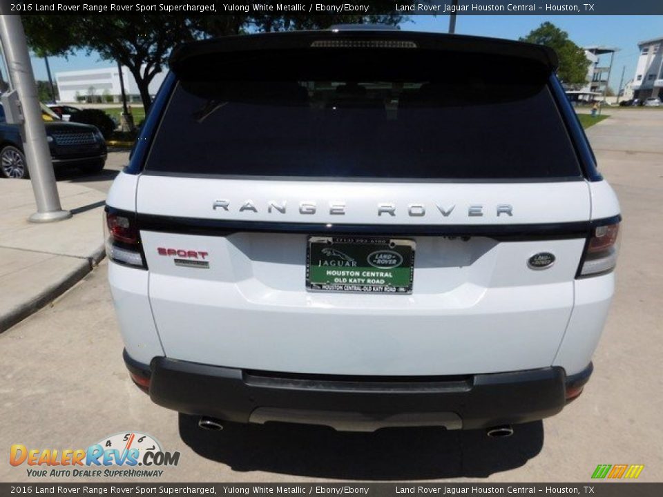 2016 Land Rover Range Rover Sport Supercharged Yulong White Metallic / Ebony/Ebony Photo #7