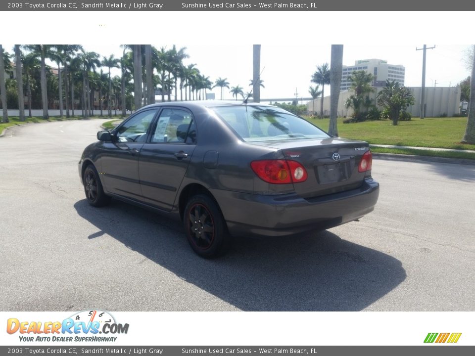 2003 Toyota Corolla CE Sandrift Metallic / Light Gray Photo #3