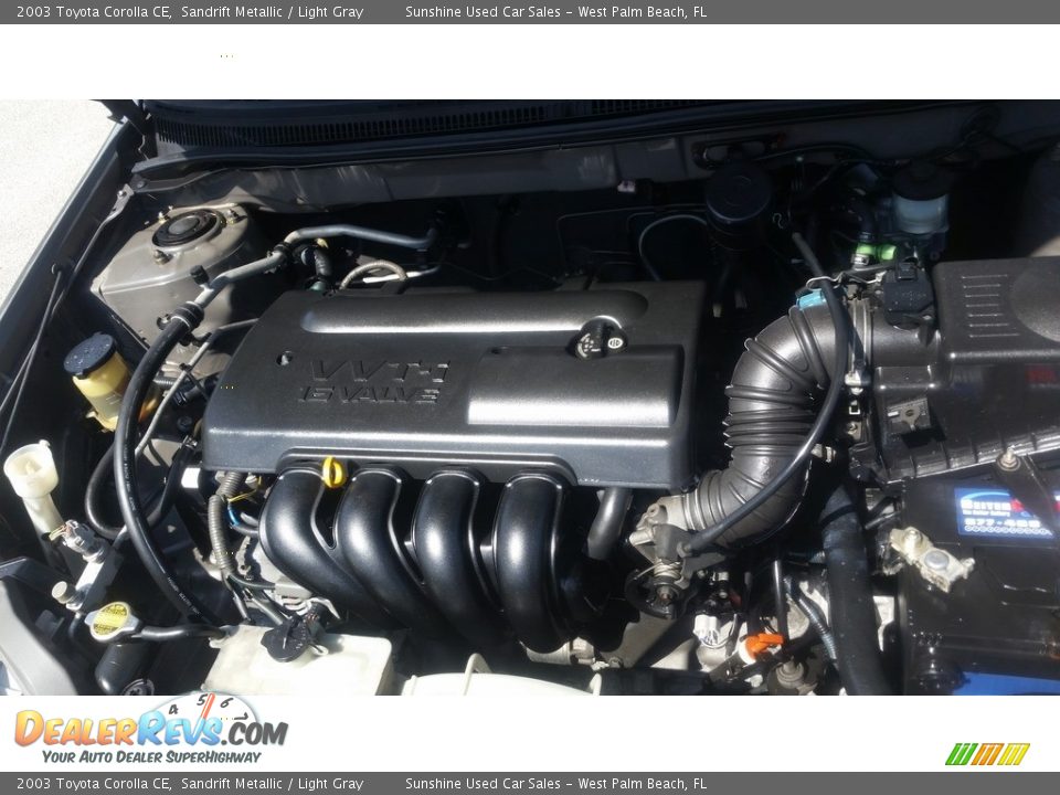 2003 Toyota Corolla CE Sandrift Metallic / Light Gray Photo #20