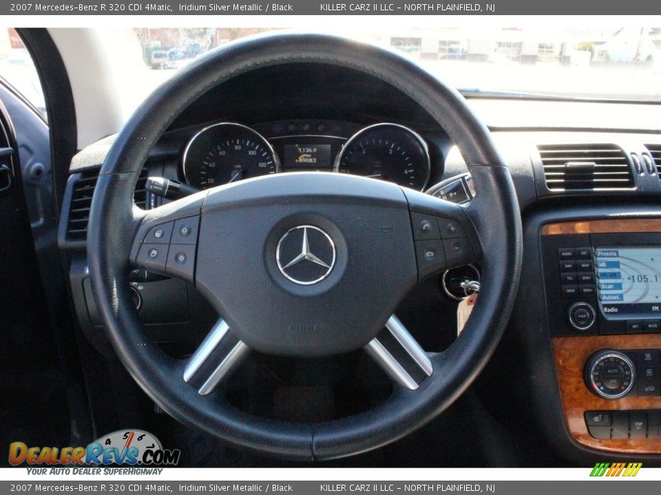 2007 Mercedes-Benz R 320 CDI 4Matic Iridium Silver Metallic / Black Photo #18