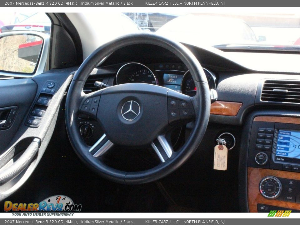 2007 Mercedes-Benz R 320 CDI 4Matic Iridium Silver Metallic / Black Photo #33