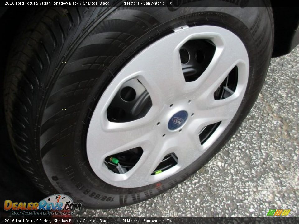 2016 Ford Focus S Sedan Shadow Black / Charcoal Black Photo #3