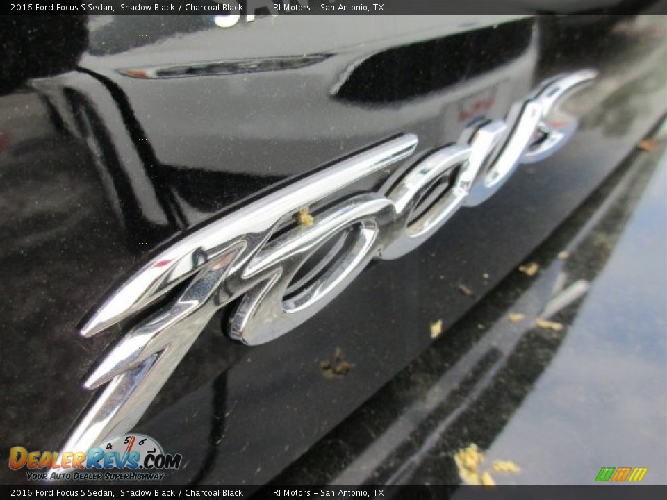 2016 Ford Focus S Sedan Shadow Black / Charcoal Black Photo #5