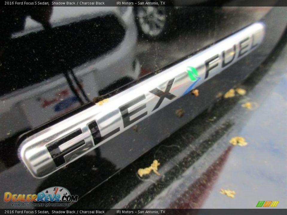 2016 Ford Focus S Sedan Shadow Black / Charcoal Black Photo #6