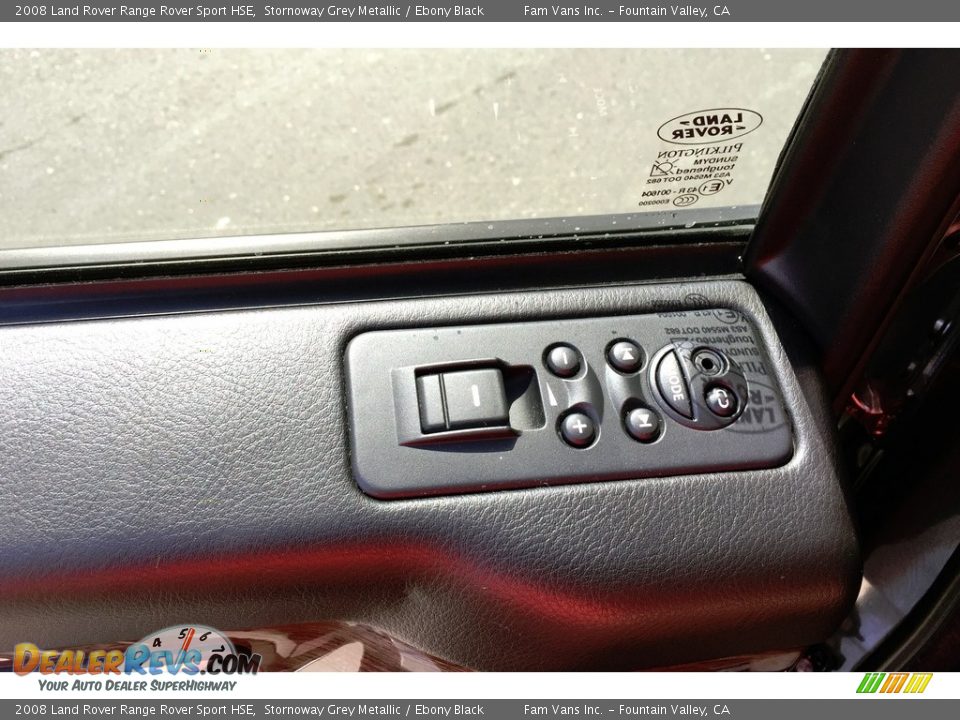 2008 Land Rover Range Rover Sport HSE Stornoway Grey Metallic / Ebony Black Photo #17