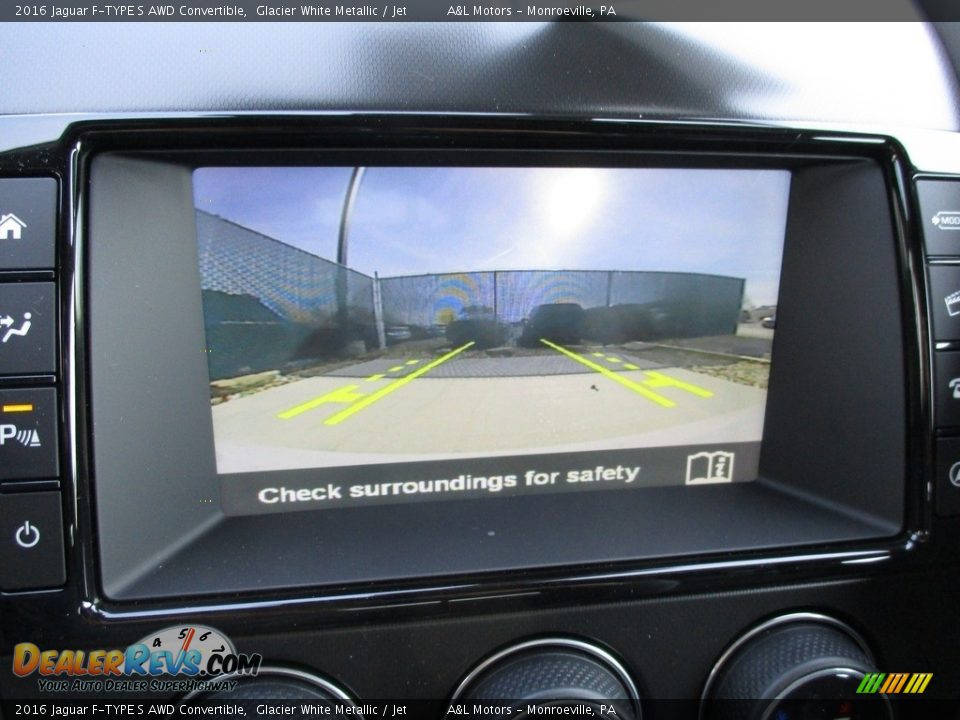 2016 Jaguar F-TYPE S AWD Convertible Glacier White Metallic / Jet Photo #18