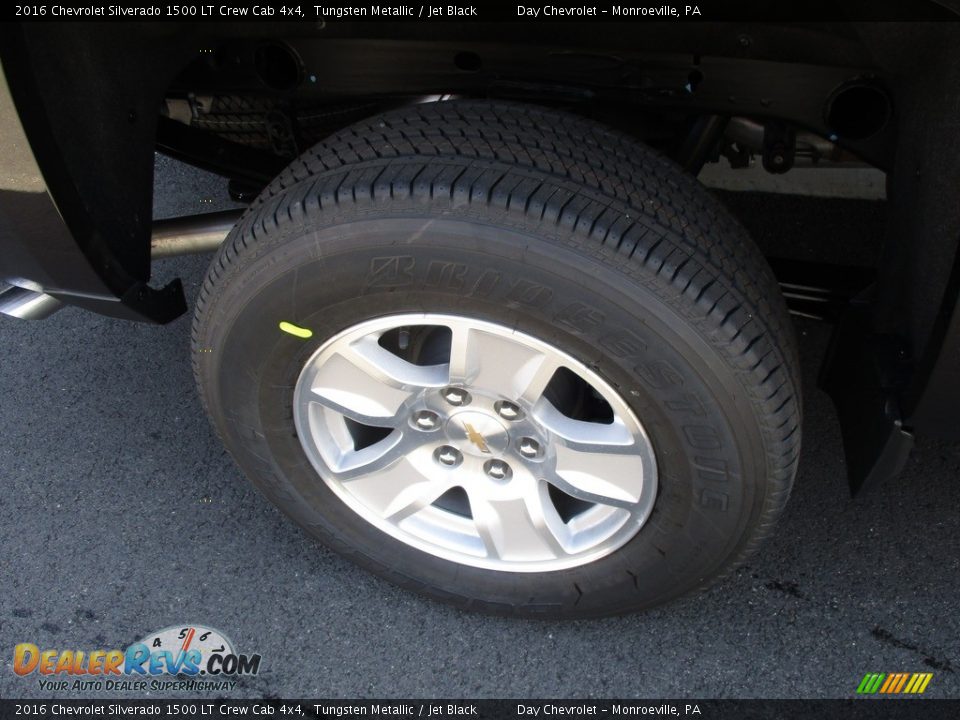2016 Chevrolet Silverado 1500 LT Crew Cab 4x4 Tungsten Metallic / Jet Black Photo #3