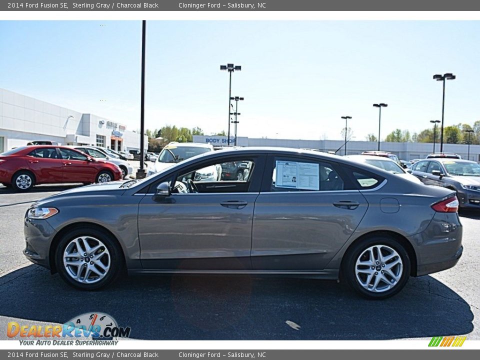2014 Ford Fusion SE Sterling Gray / Charcoal Black Photo #6