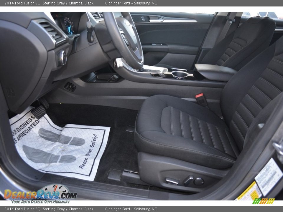 2014 Ford Fusion SE Sterling Gray / Charcoal Black Photo #9