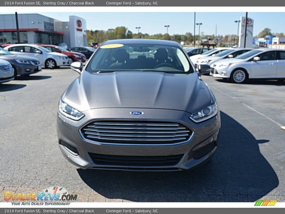 2014 Ford Fusion SE Sterling Gray / Charcoal Black Photo #24
