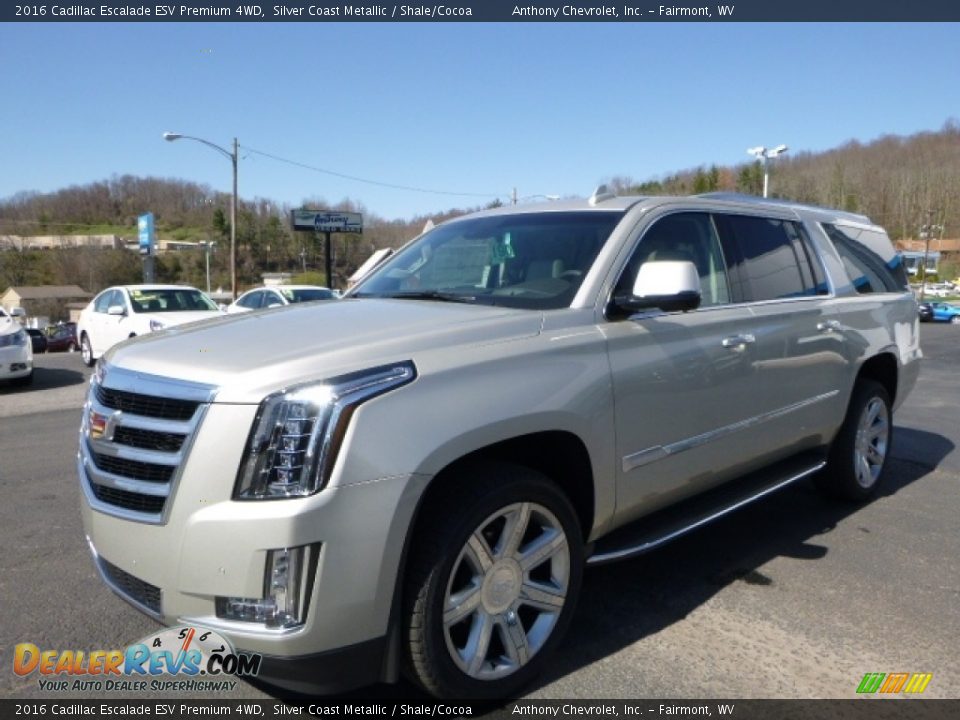 2016 Cadillac Escalade ESV Premium 4WD Silver Coast Metallic / Shale/Cocoa Photo #13