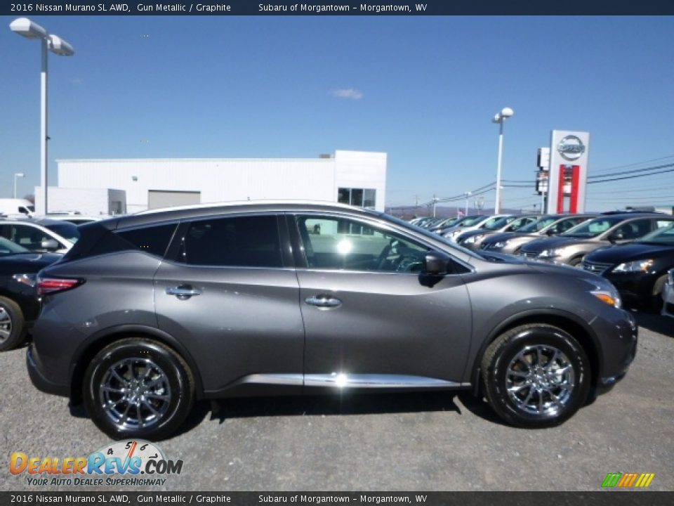 2016 Nissan Murano SL AWD Gun Metallic / Graphite Photo #6