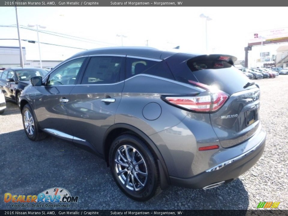 2016 Nissan Murano SL AWD Gun Metallic / Graphite Photo #9