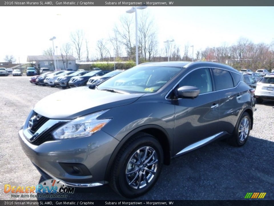 2016 Nissan Murano SL AWD Gun Metallic / Graphite Photo #10