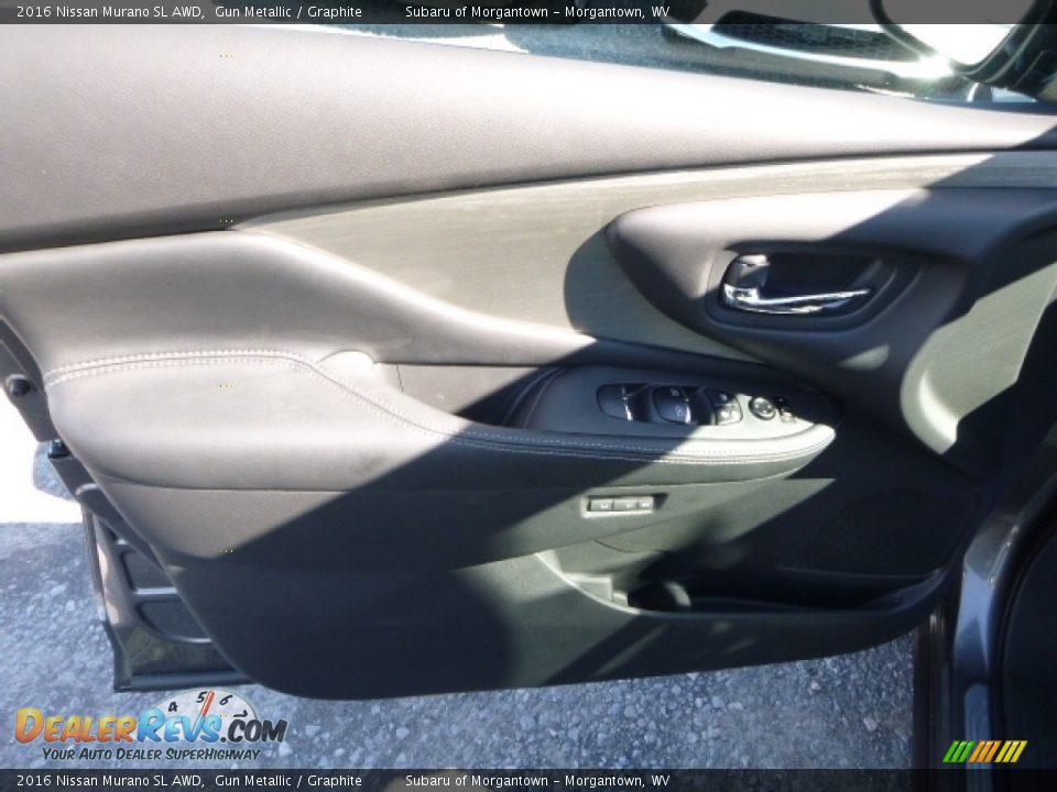 2016 Nissan Murano SL AWD Gun Metallic / Graphite Photo #12