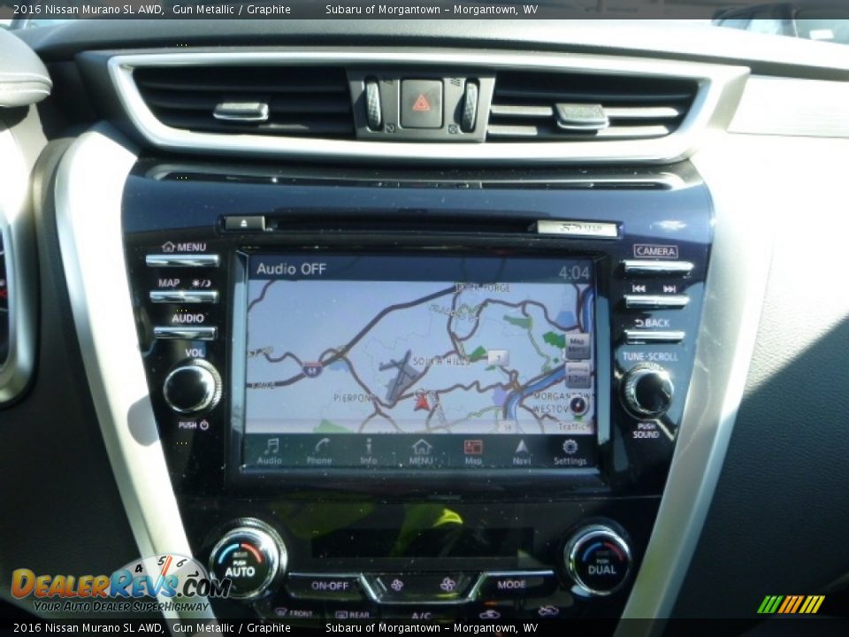 2016 Nissan Murano SL AWD Gun Metallic / Graphite Photo #14