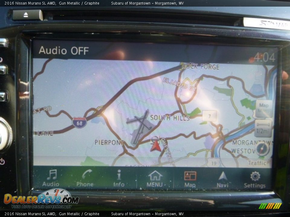 2016 Nissan Murano SL AWD Gun Metallic / Graphite Photo #15