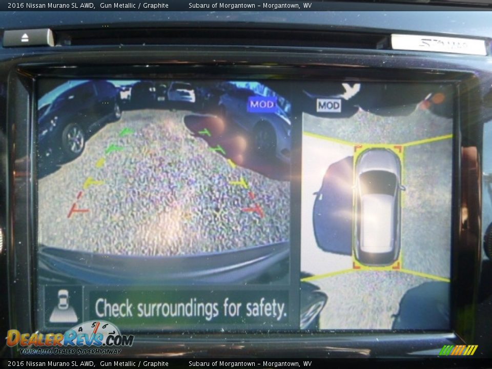 2016 Nissan Murano SL AWD Gun Metallic / Graphite Photo #16