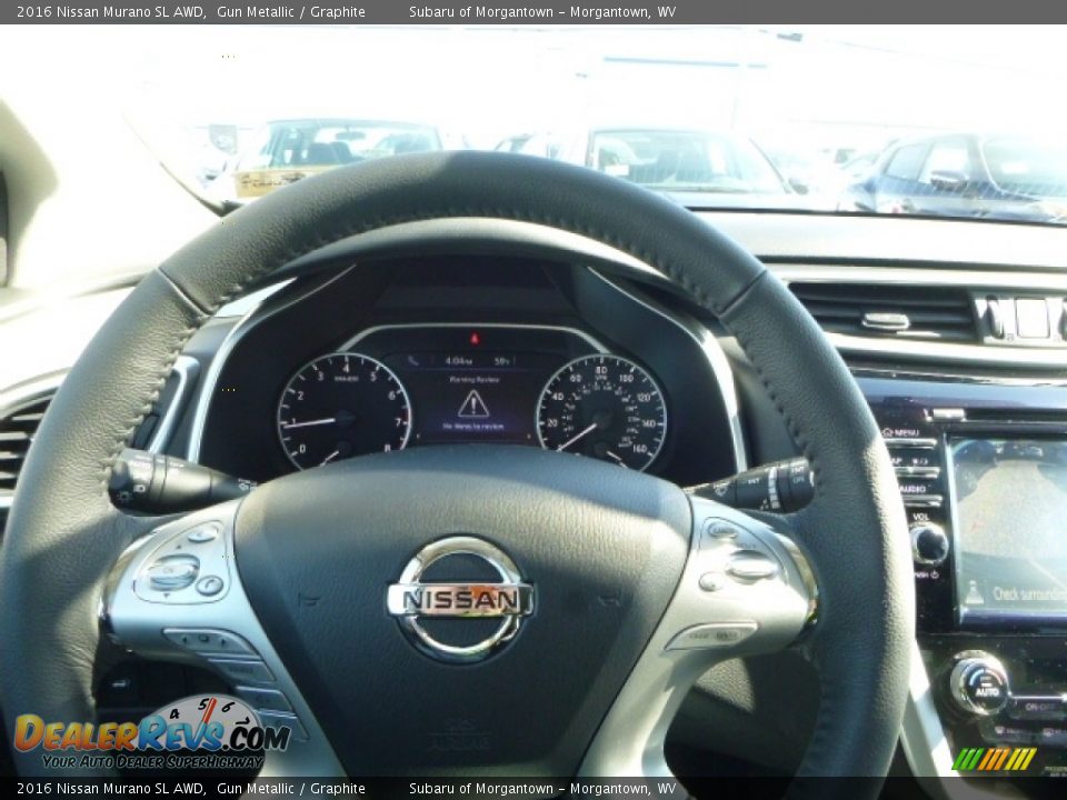 2016 Nissan Murano SL AWD Gun Metallic / Graphite Photo #19