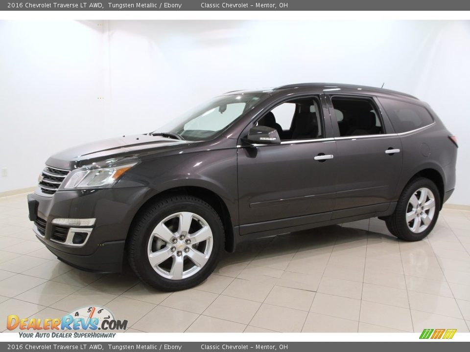 2016 Chevrolet Traverse LT AWD Tungsten Metallic / Ebony Photo #3