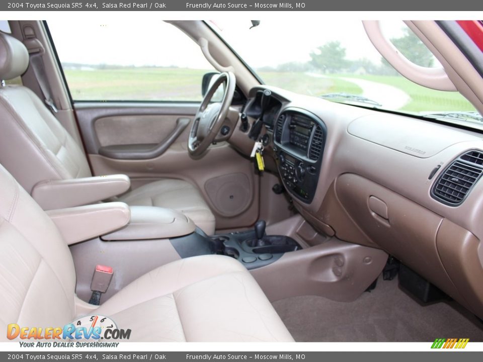 2004 Toyota Sequoia SR5 4x4 Salsa Red Pearl / Oak Photo #18