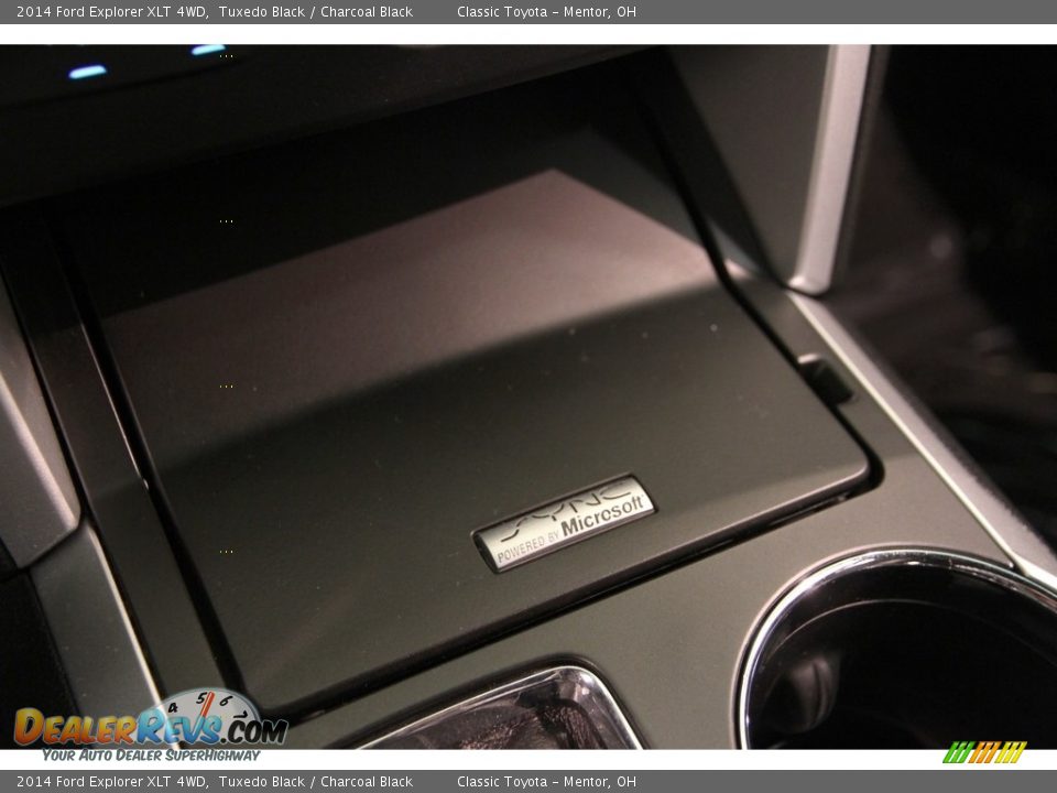 2014 Ford Explorer XLT 4WD Tuxedo Black / Charcoal Black Photo #12