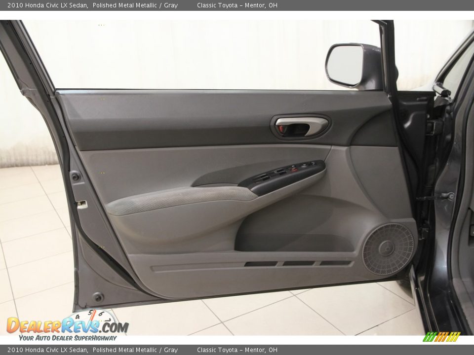 2010 Honda Civic LX Sedan Polished Metal Metallic / Gray Photo #4