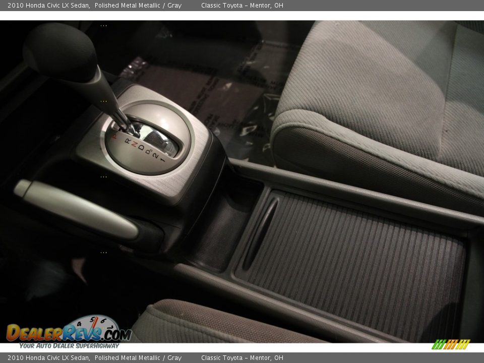 2010 Honda Civic LX Sedan Polished Metal Metallic / Gray Photo #9