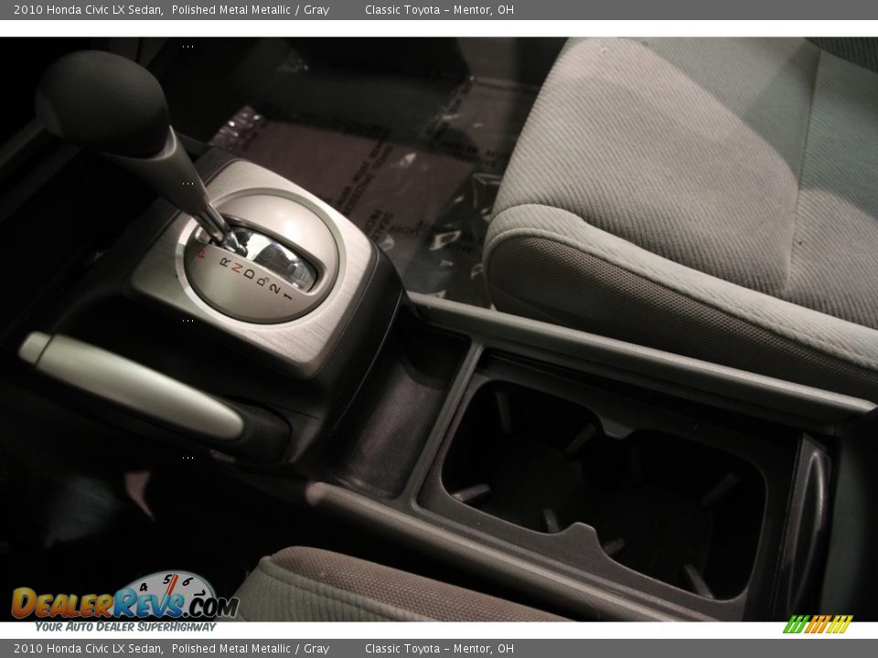 2010 Honda Civic LX Sedan Polished Metal Metallic / Gray Photo #10