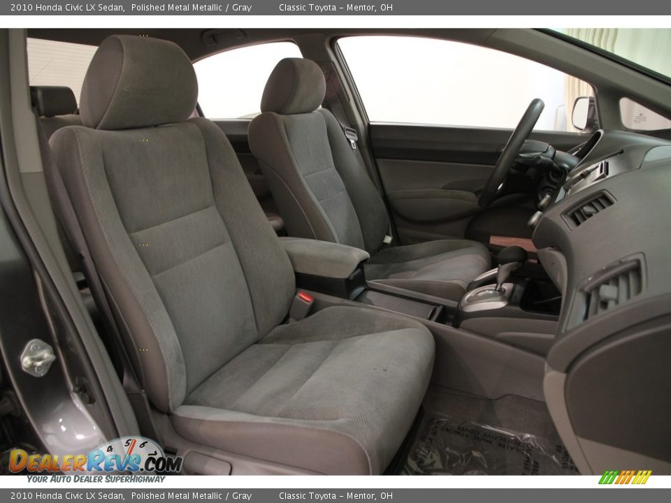 2010 Honda Civic LX Sedan Polished Metal Metallic / Gray Photo #11