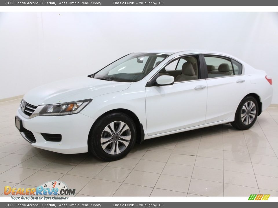 2013 Honda Accord LX Sedan White Orchid Pearl / Ivory Photo #3