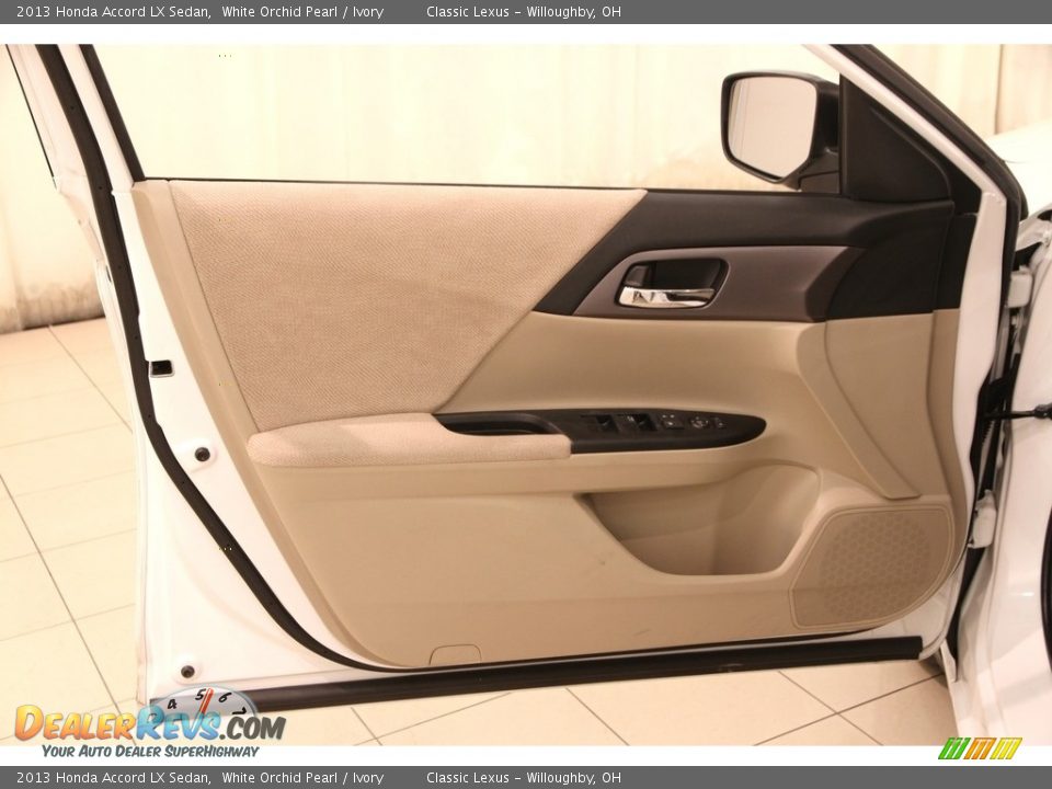 2013 Honda Accord LX Sedan White Orchid Pearl / Ivory Photo #4