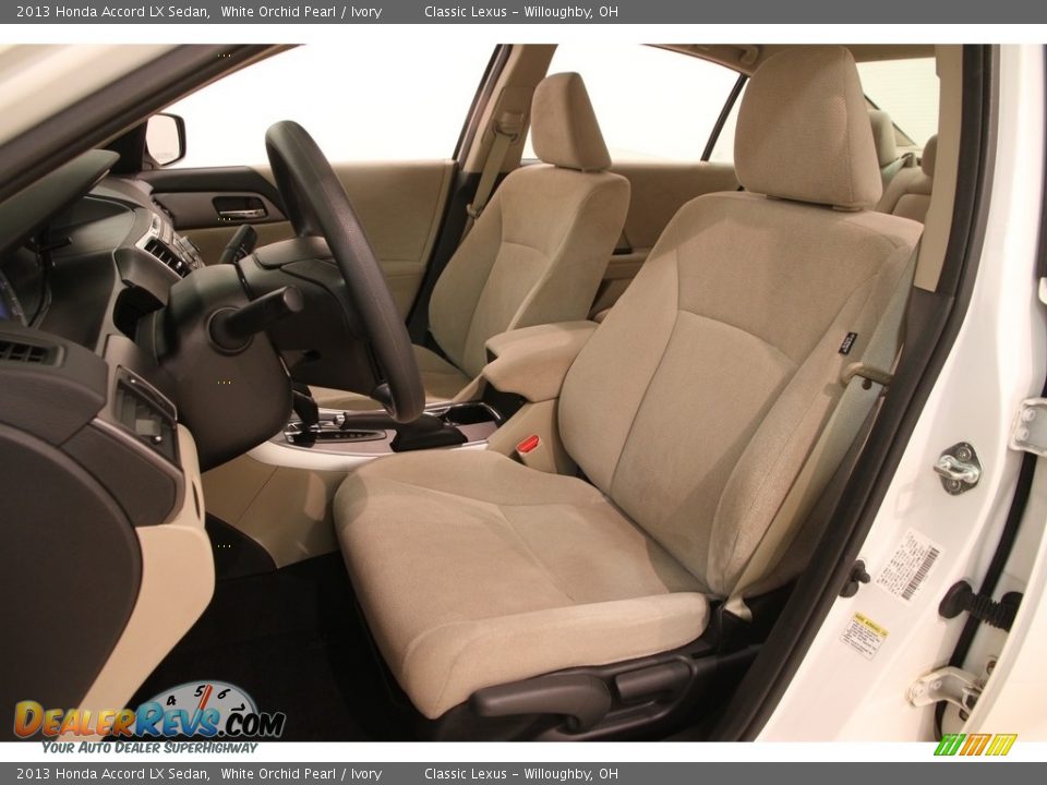 2013 Honda Accord LX Sedan White Orchid Pearl / Ivory Photo #6