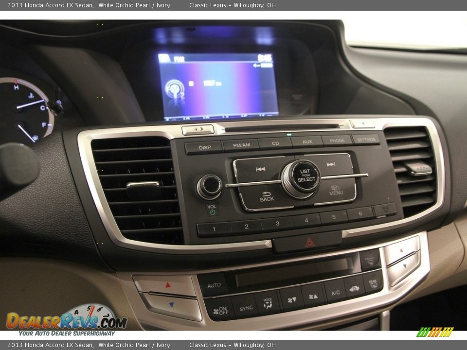 2013 Honda Accord LX Sedan White Orchid Pearl / Ivory Photo #9