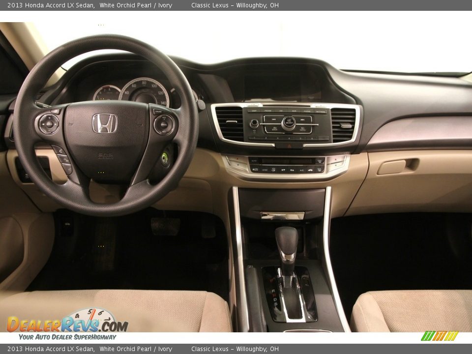 2013 Honda Accord LX Sedan White Orchid Pearl / Ivory Photo #18