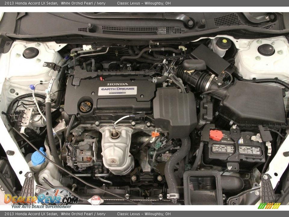 2013 Honda Accord LX Sedan White Orchid Pearl / Ivory Photo #20