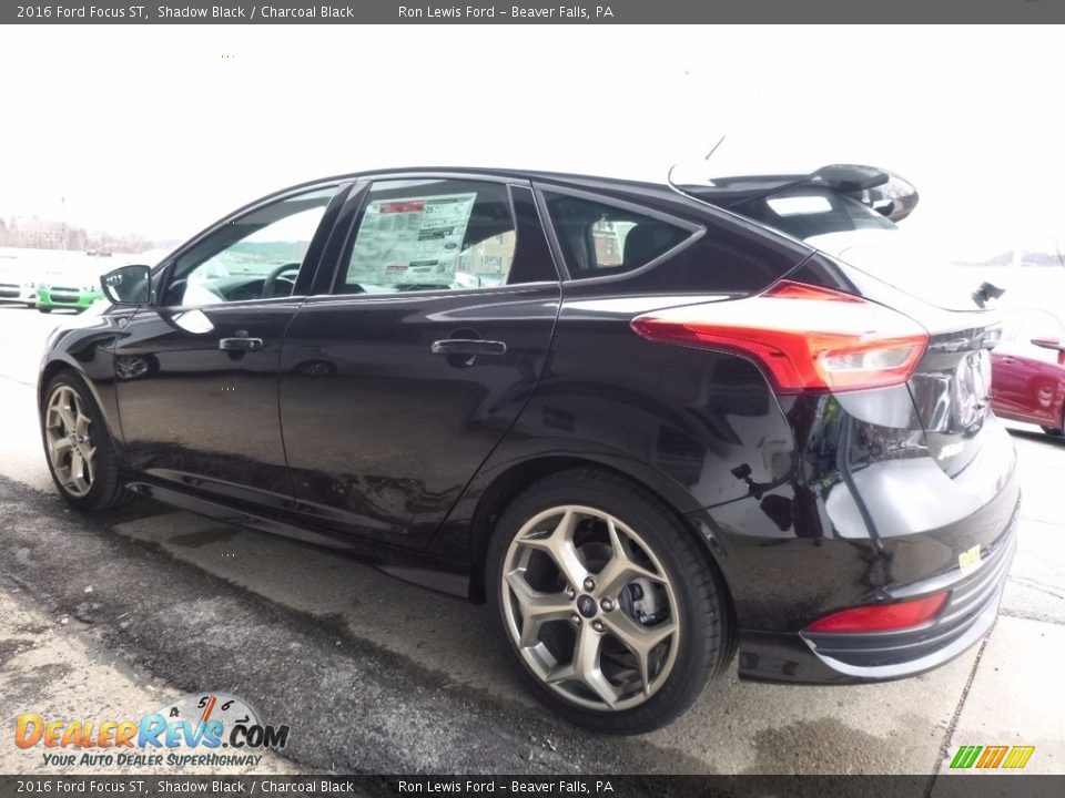 2016 Ford Focus ST Shadow Black / Charcoal Black Photo #5