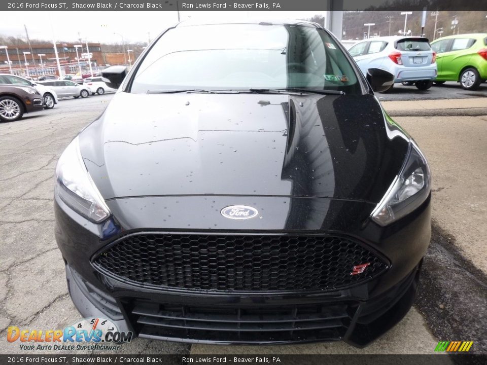 2016 Ford Focus ST Shadow Black / Charcoal Black Photo #8